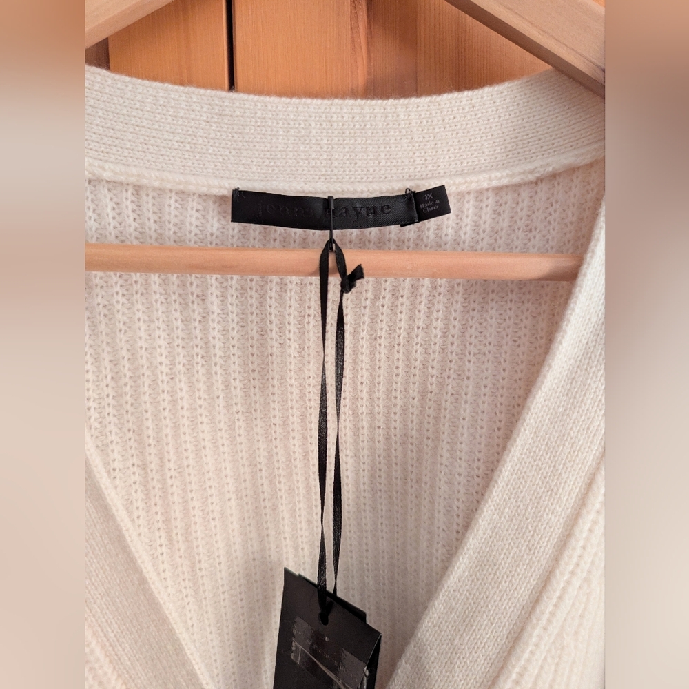 Jenni Kayne Ivory Cashmere Cocoon Cardigan - Picture 11 of 12